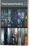 Thriller Bookmark Bundle – 16 Printable Designs for Horror, Crime & Mystery Fans